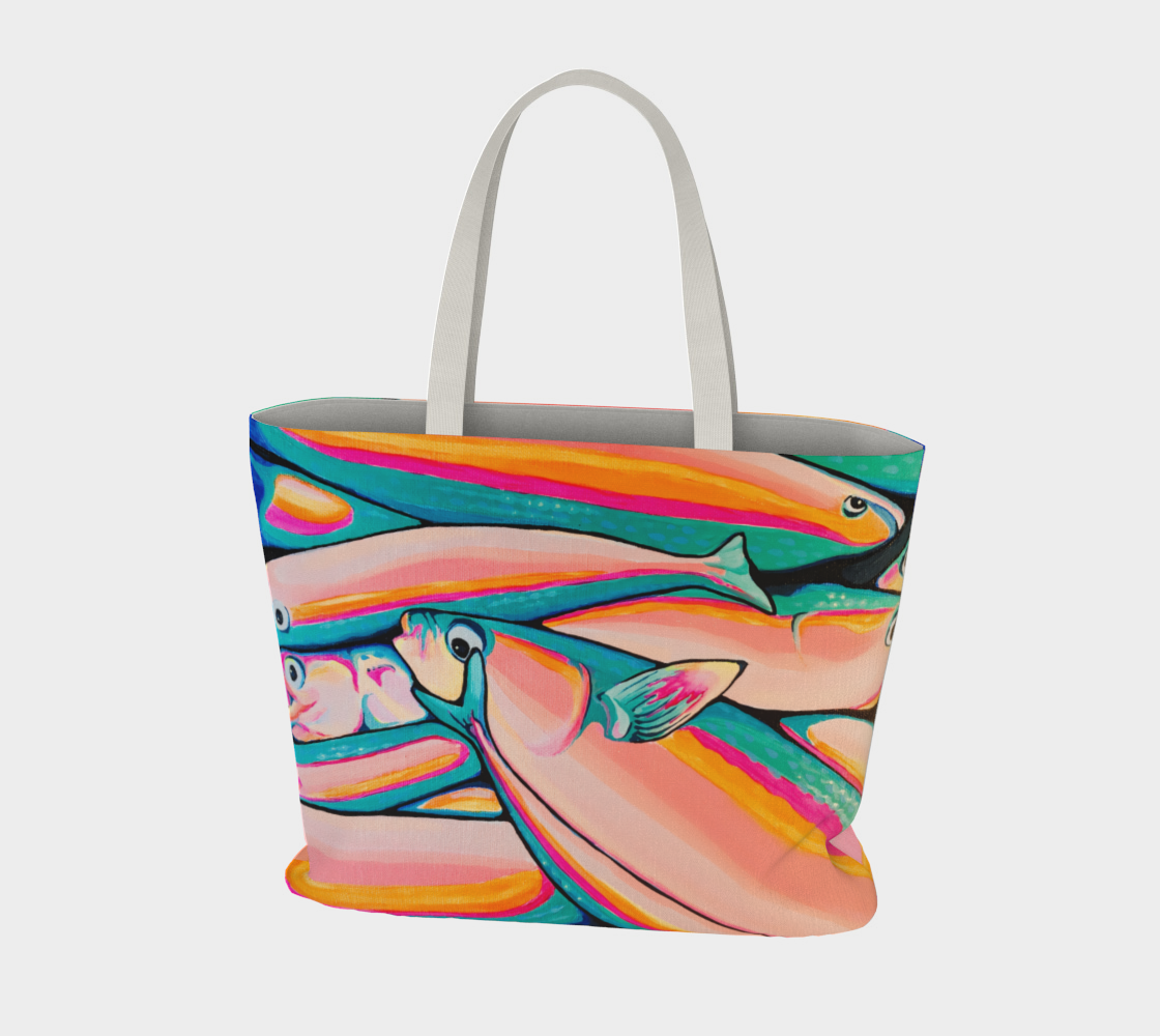 Neon Fish Market Tote