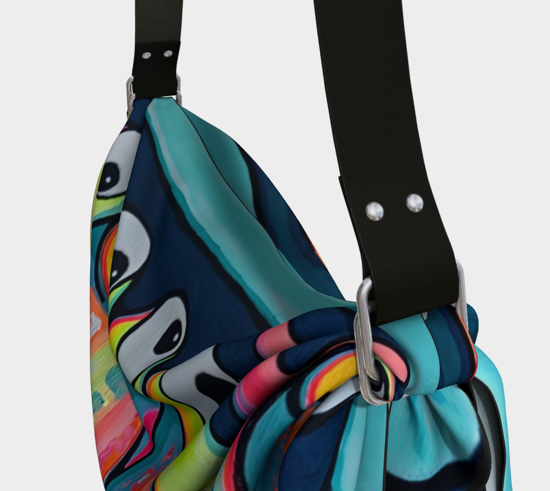 Neon Sardines Origami Tote