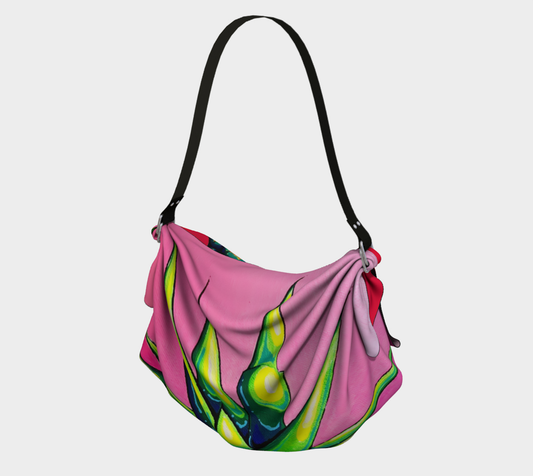 Neon Pineapple Origami Tote