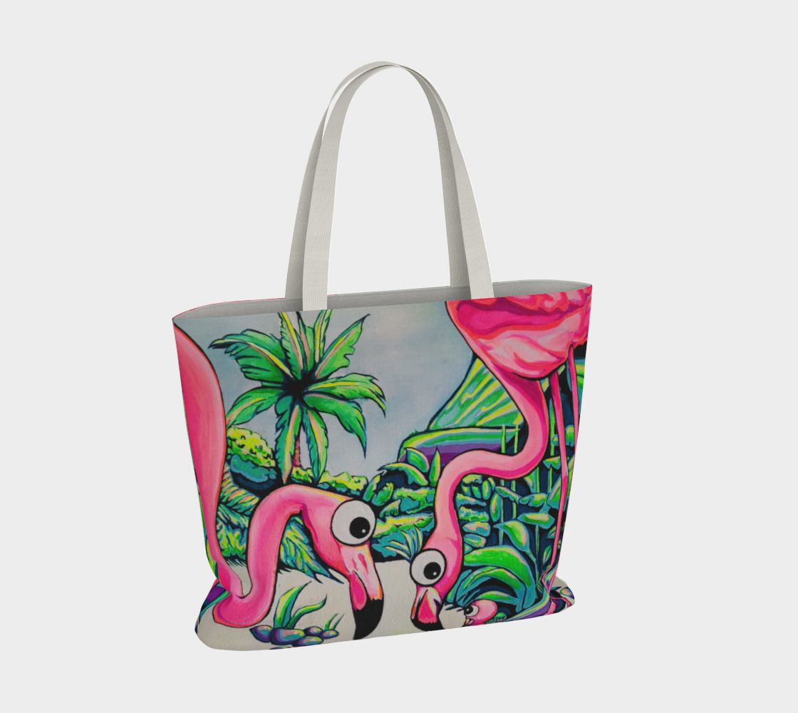 Cyclops Flamingo Family Market Tote