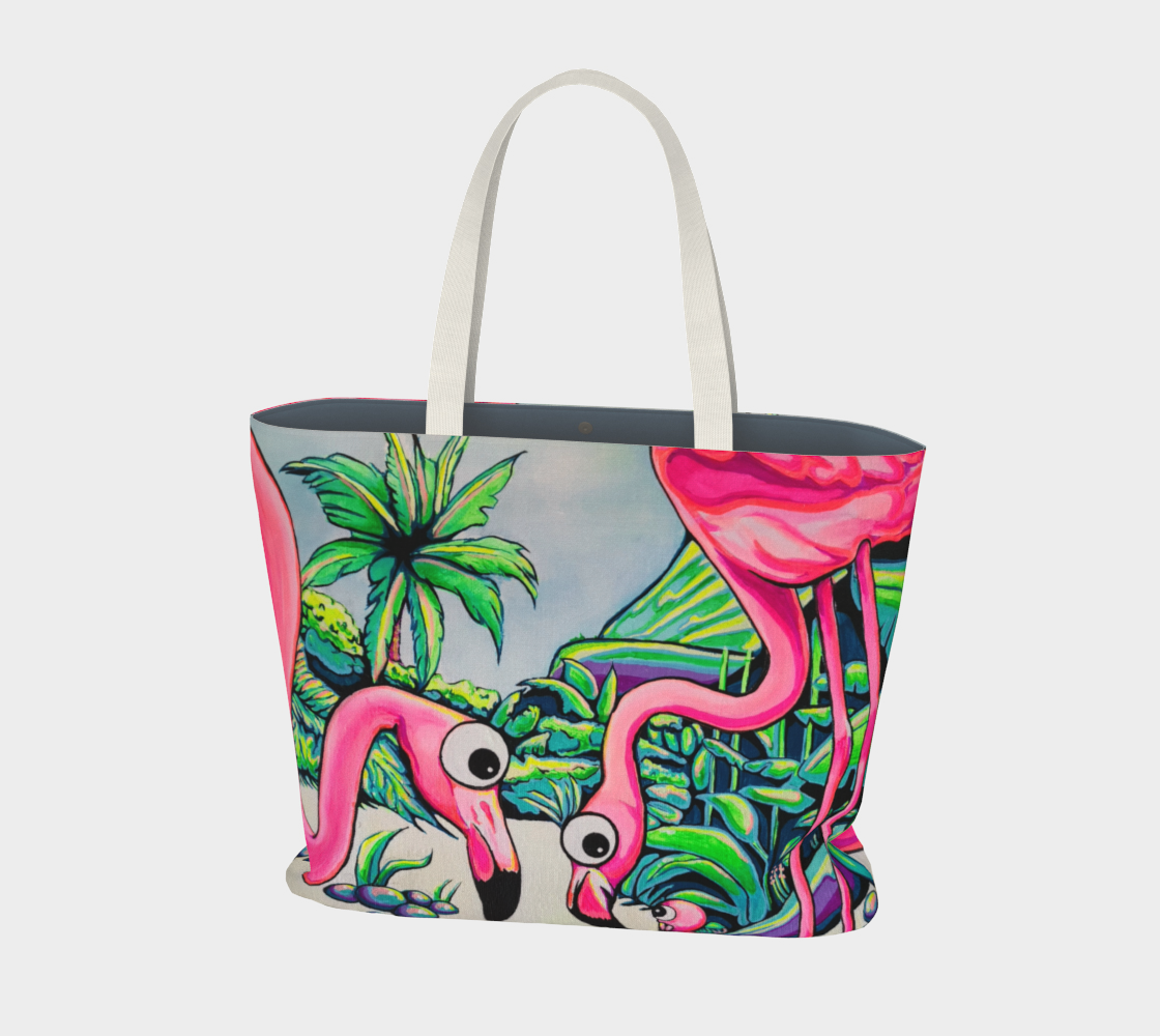Cyclops Flamingo Family Market Tote