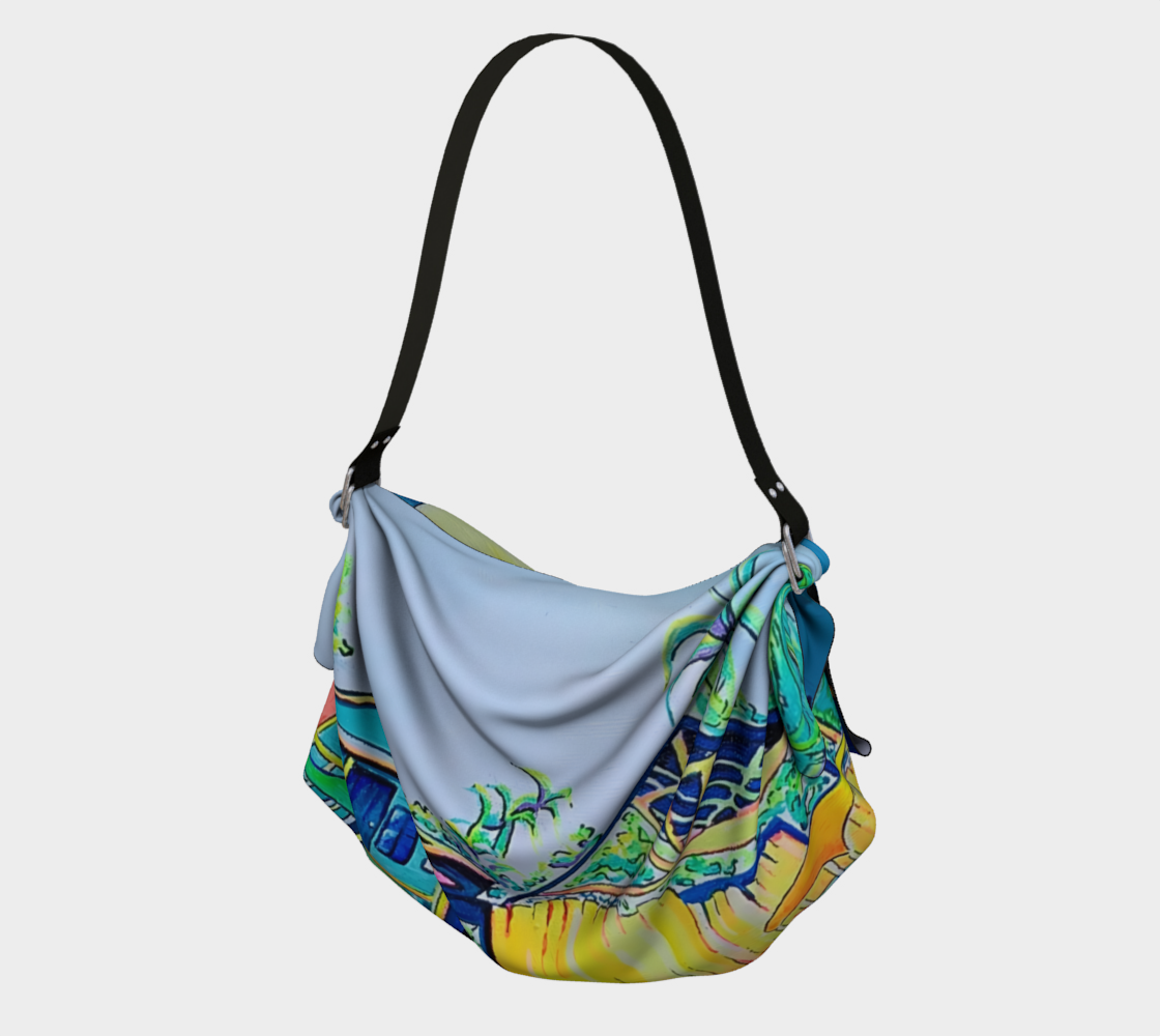 Cyclops Cat and Dog in Bocas Origami Tote