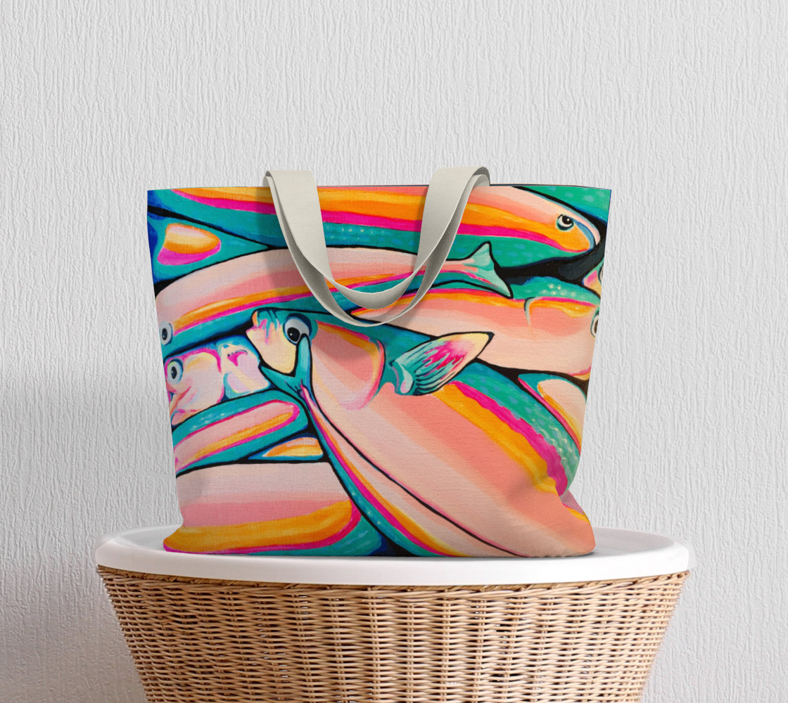 Neon Fish Market Tote