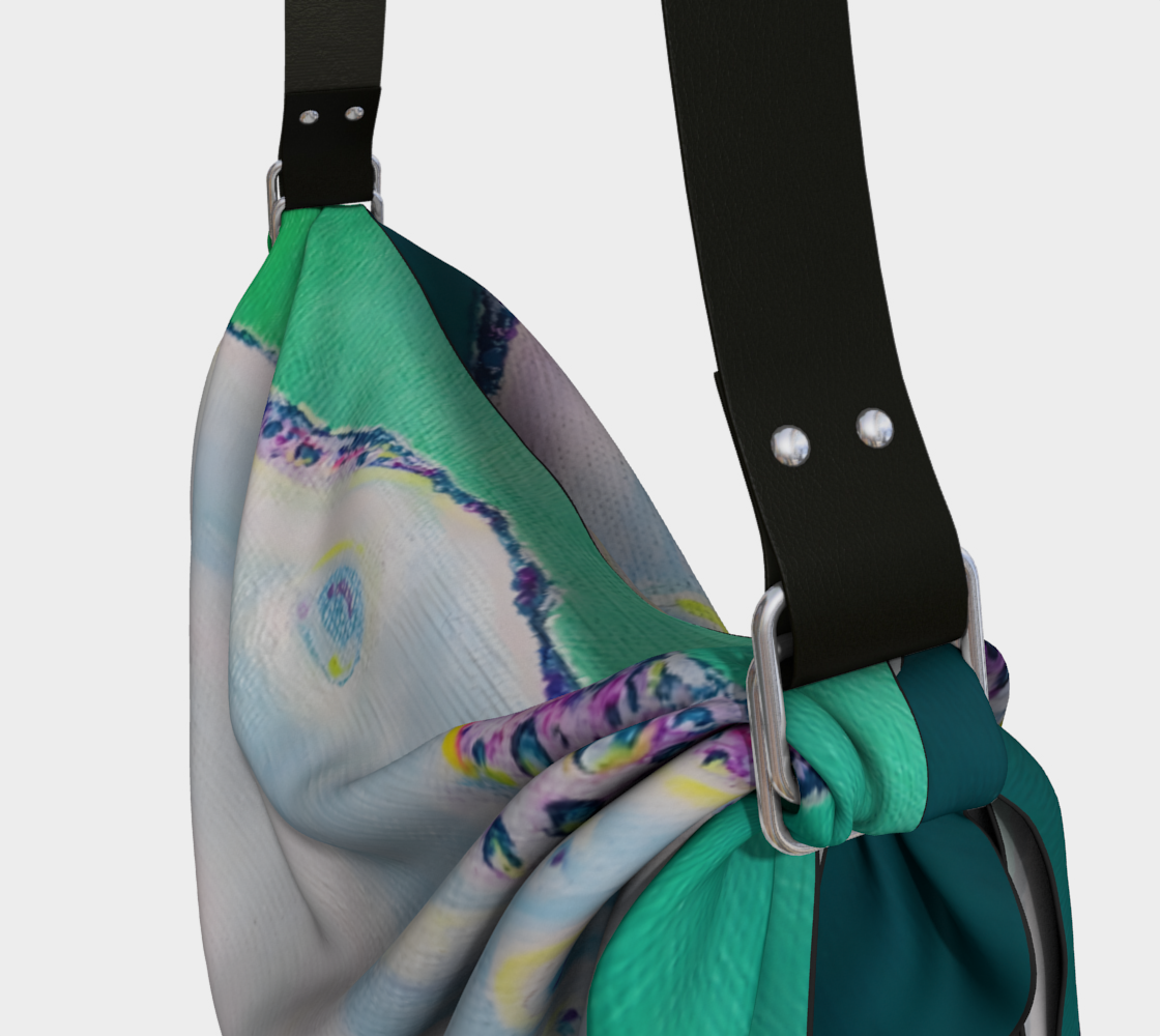 Neon Fried Egg Origami Tote