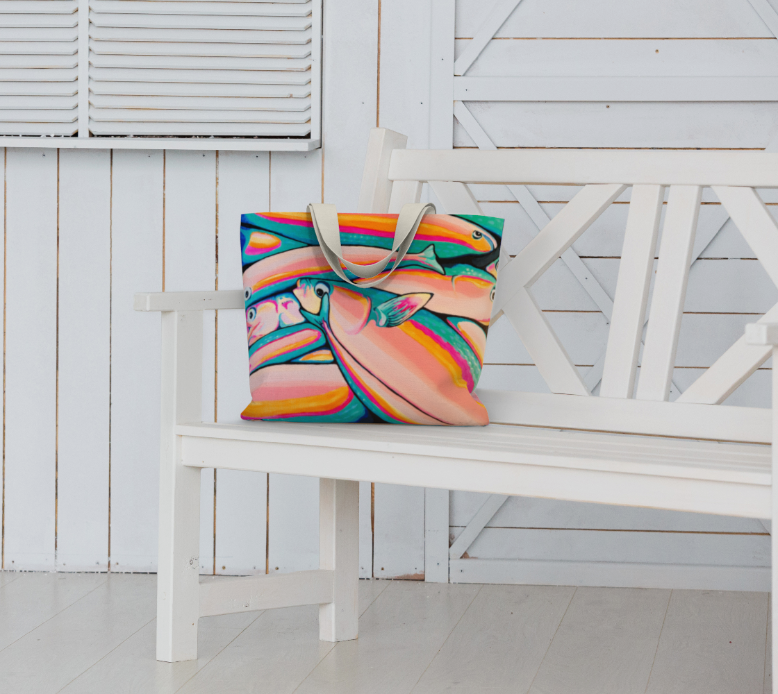 Neon Fish Market Tote