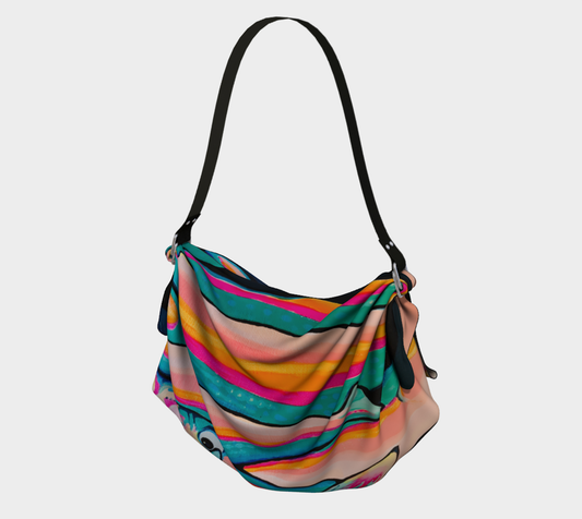 Neon Fish Origami Tote