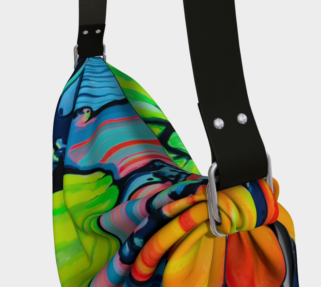 Neon Cacao Origami Tote