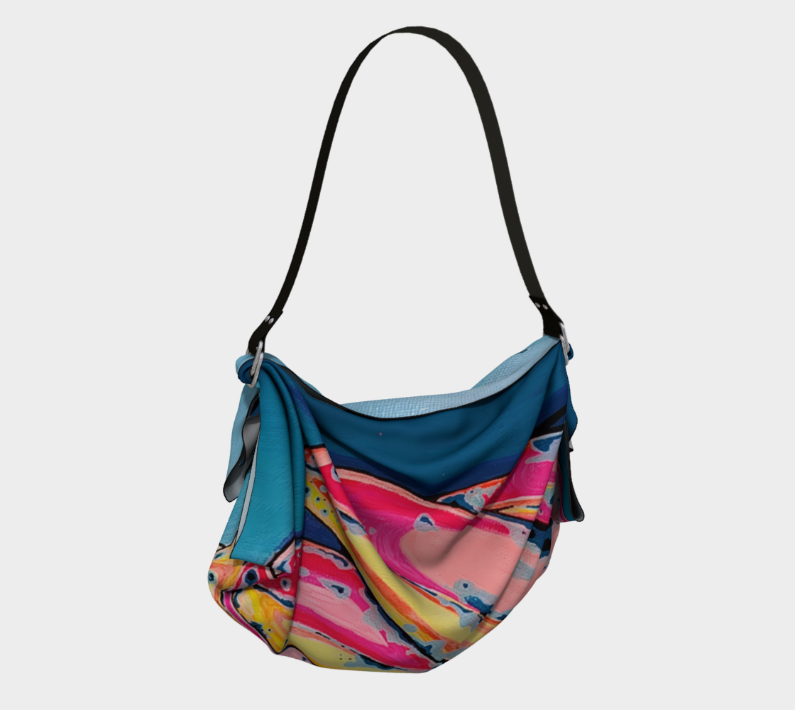 Neon Bananas Origami Tote