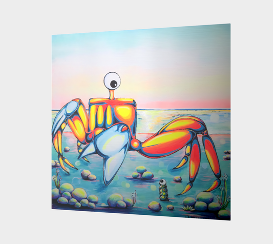 Cyclops Crab Aluminum Wall Art