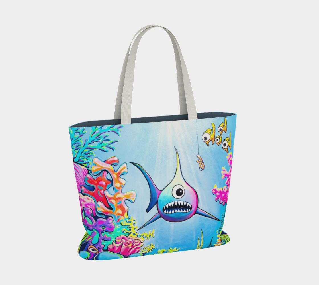 Cyclops Shark Market Tote