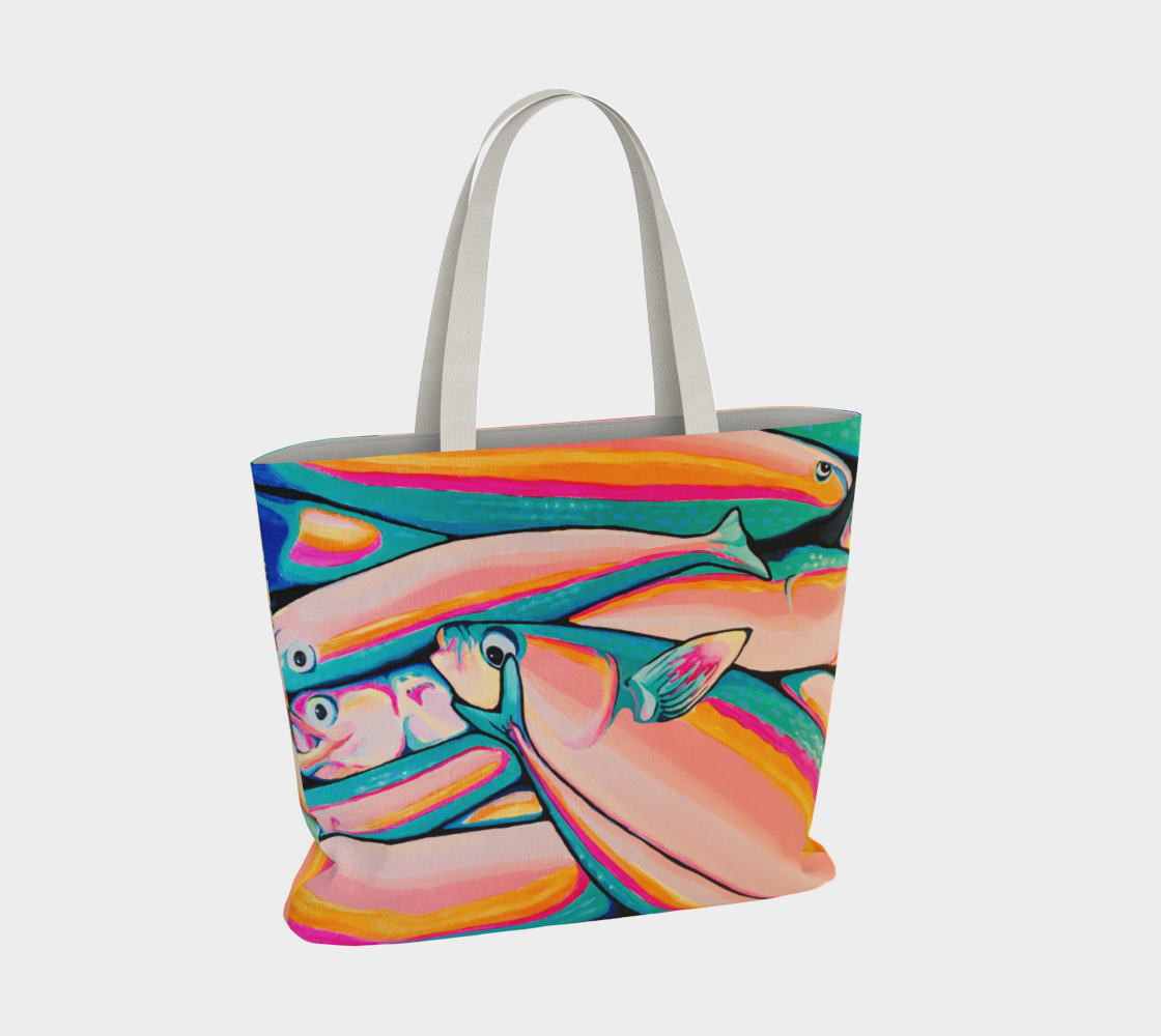 Neon Fish Market Tote