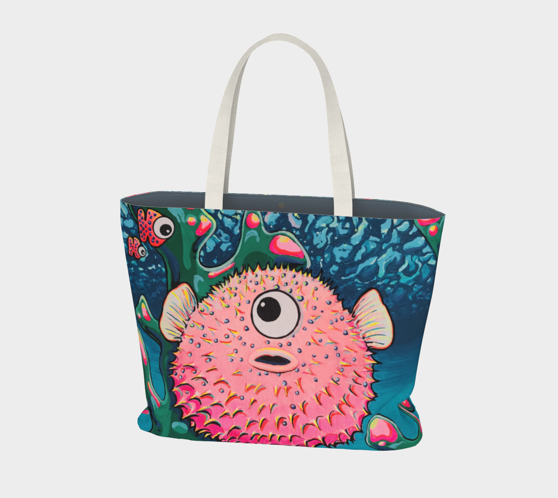 Cyclops Pufferfish Market Tote