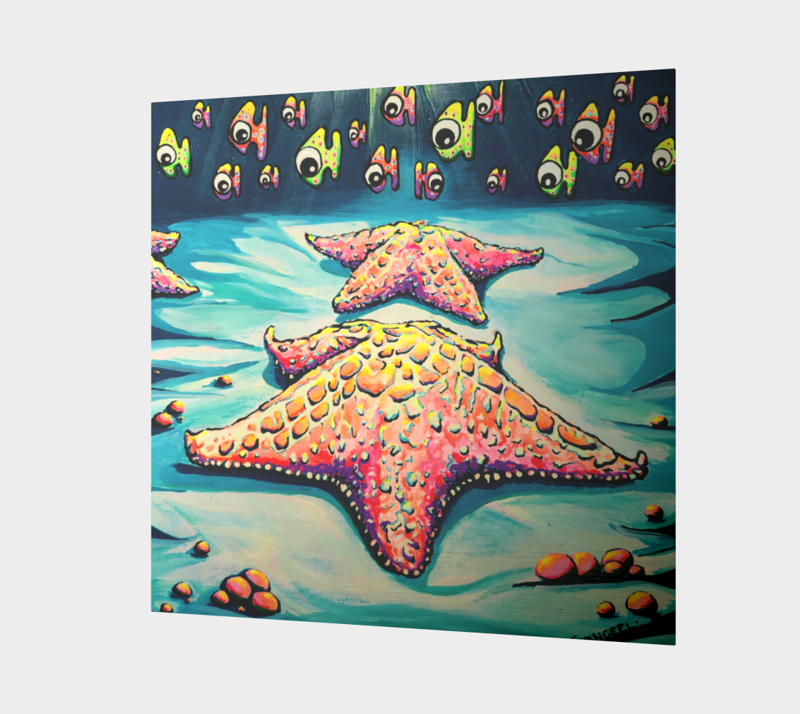 Cyclops Starfish Aluminum Wall Art