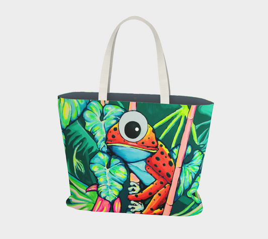 Cyclops Red Frog Market Tote
