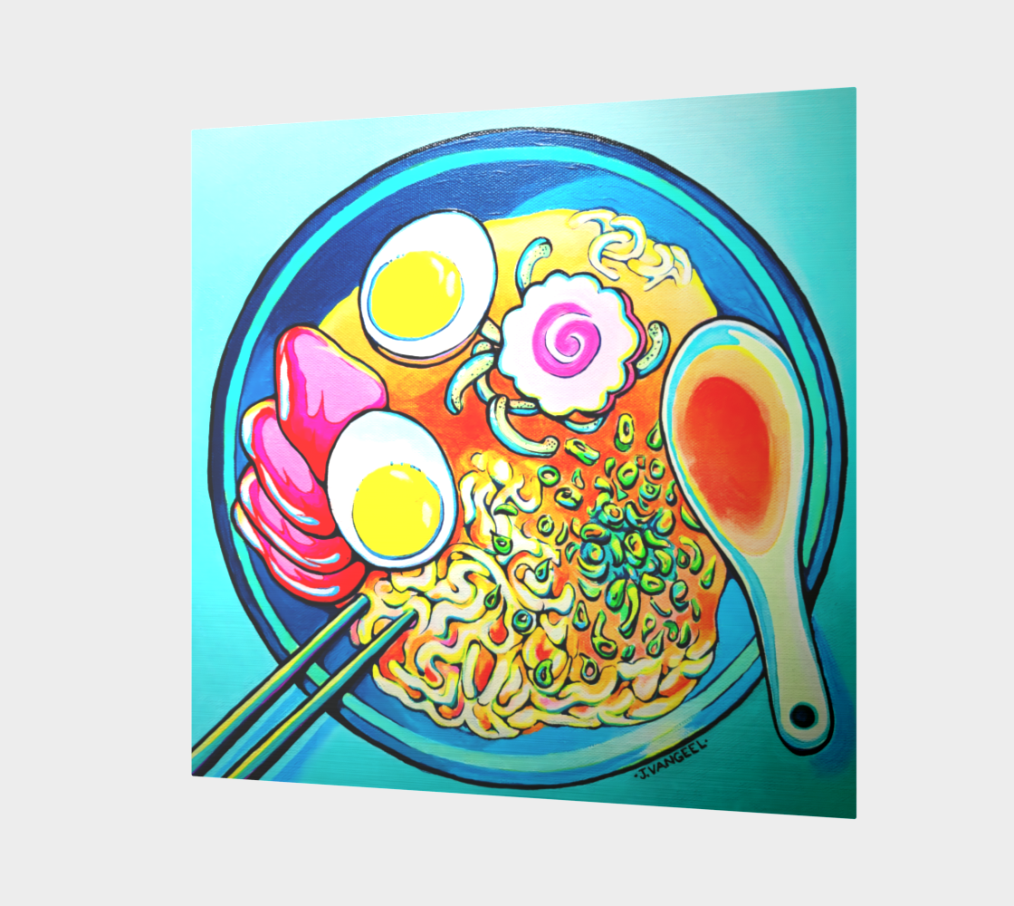 Neon Ramen Aluminum Wall Art